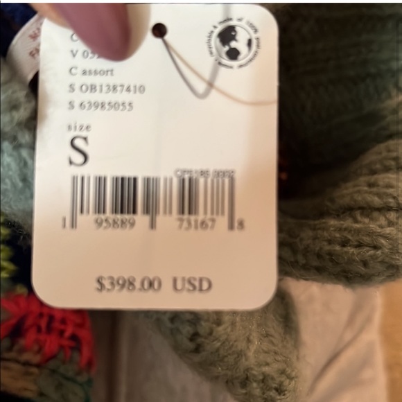 *NWT* Free People “All My Love” Cardi in Rainbow Size S - Picture 3 of 6